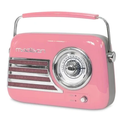 Image de Radio portable Madison® Freesound VR40P Rose