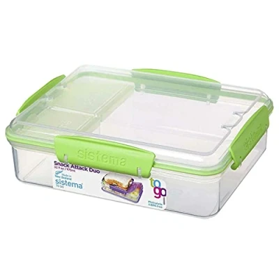 Afbeelding van Sistema To Go Lunchbox Snack Attack Duo 975ml