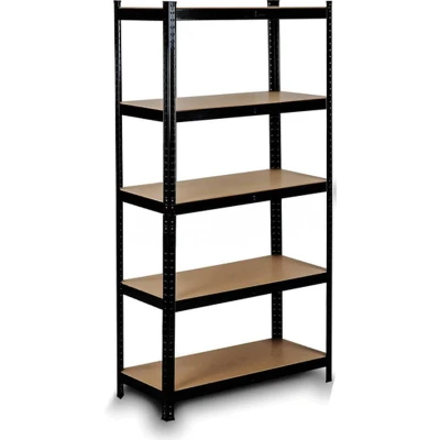 Afbeelding van Profeco Stellingkast Zwart 180 x 90 40 cm