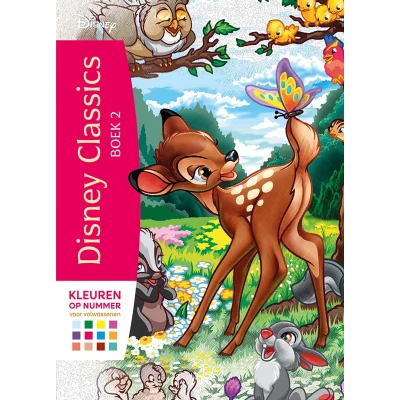 Afbeelding van Disney Classics boek 2 Kleuren op nummer voor volwassenen