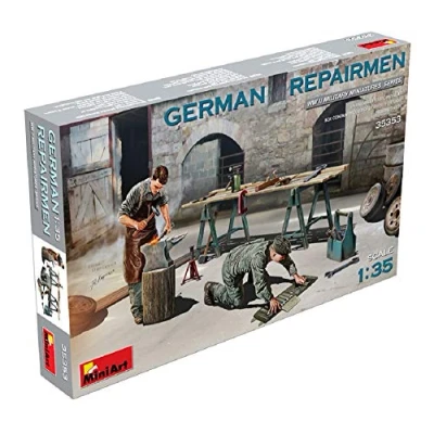 Afbeelding van 1:35 MiniArt 35353 German Repairman Plastic Modelbouwpakket