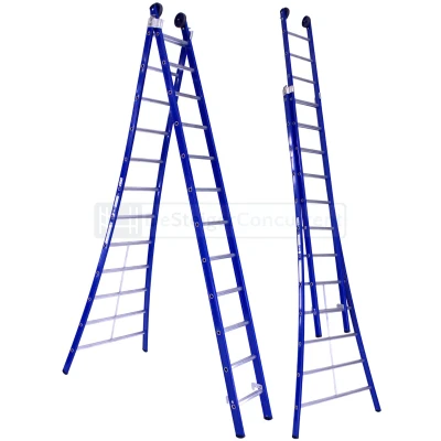 Afbeelding van DAS 2 delige reformladder Atlas Blue 2x12 sporten