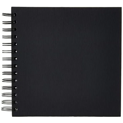 Afbeelding van Rössler 1329452705 S.O.H.O. Wire O fotoalbum, 180 x mm, 60 pagina&#039;s, zwart