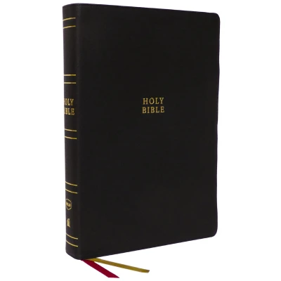Afbeelding van NKJV Holy Bible, Super Giant Print Reference Black Genuine Leather, 43,000 Cross References, Red Letter, Comfort Print: New King James Version