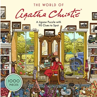 Afbeelding van The World of Agatha Christie 1000 Piece Jigsaw: Jigsaw with 90 Clues to Spot