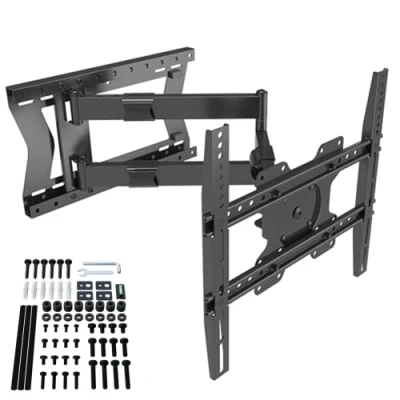 Afbeelding van XTRARM TiTon T 80 cm, TV muurbeugel, lange zwenkarm, zwenken, uittrekken, ca. 32 75 inch tot 60kg, VESA 400x400mm, beugel
