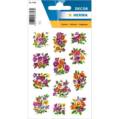Afbeelding van HERMA 3348 Stickers Décor Viola Kroon glittery