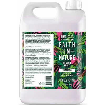 Afbeelding van Faith in Nature Dragon Fruit Shampoo Navulverpakking 5LT