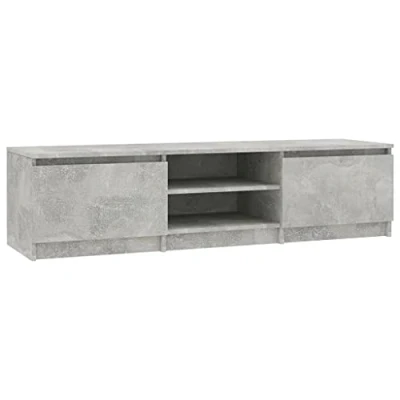 Afbeelding van vidaXL TV kast, betongrijs, 140 x 40 35,5 cm, spaanplaat