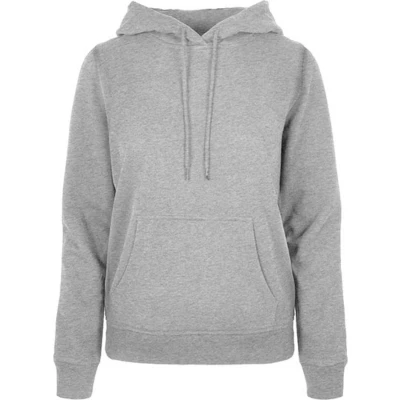 Afbeelding van Ladies Basic Hoodie met capuchon Heather Grey S