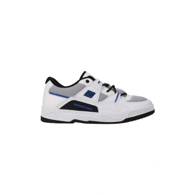 Afbeelding van DC Shoes Construct Sneakers laag, Maat: 41, Xwsb white grey blue Leer en textiel
