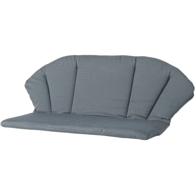 Afbeelding van Madison Elegance Bankkussen Rib Grey 105x95 Grijs