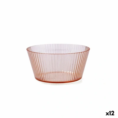 Afbeelding van Kom Quid Sunset Koraal Plastic 15 cm (12 Stuks)