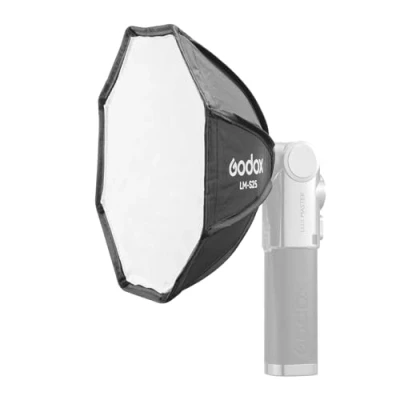 Afbeelding van GODOX LM S25 Mini achthoekige lichtbox voor cameraflitser compatibel met retro Lux Master