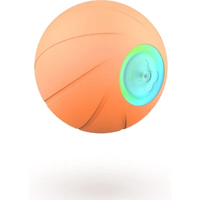 Afbeelding van Cheerble Wicked ball 2.0 Interactieve Zelfrollende Bal voor Kleine Honden USB oplaadbaar Oranje