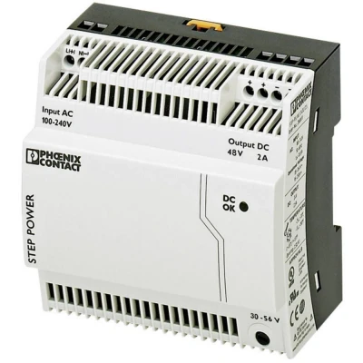 Afbeelding van Phoenix Contact STEP PS/1AC/48DC/2 DIN rail netvoeding 48 V/DC 2 A 96 W Aantal uitgangen: 1 x Inhoud: stuk(s)