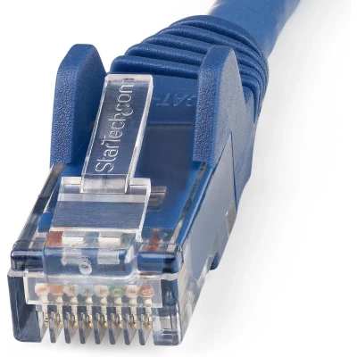 Afbeelding van Stevige UTP netwerkkabel categorie 6 Startech N6LPATCH3MBL 3 m