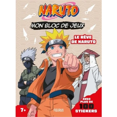 Image de Mon bloc de jeux Naruto (+ stickers) Le rêve
