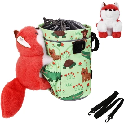 Afbeelding van ONETOALL sac de guidon pour enfants, panier avant vélo, avec bandoulière, paniers sacs vélo en modèles mignons