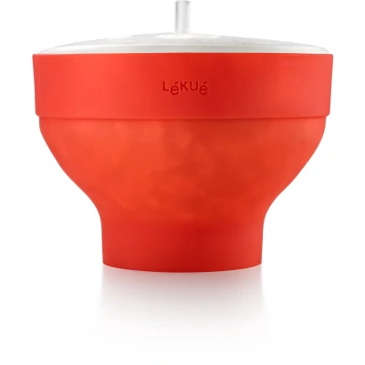 Afbeelding van Lékué Magnetron Popcorn Maker Opvouwbaar Red