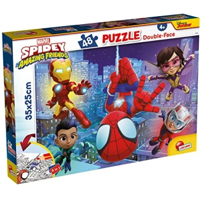 Afbeelding van Marvel Spidey amazing friends puzzel kleurplaat 48 stukjes