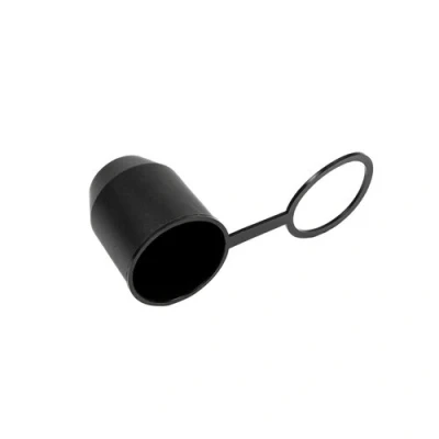 Afbeelding van Benson Trekhaakdop PVC met Ring Zwart 55 mm