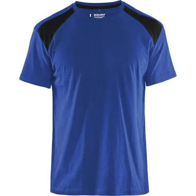Image de T shirt bleu roi/noir