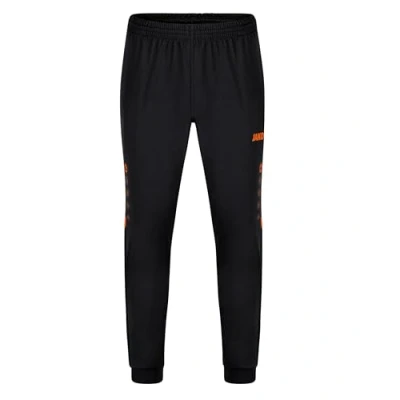 Afbeelding van Polyesterbroek Challenge Zwart/fluo oranje / 44