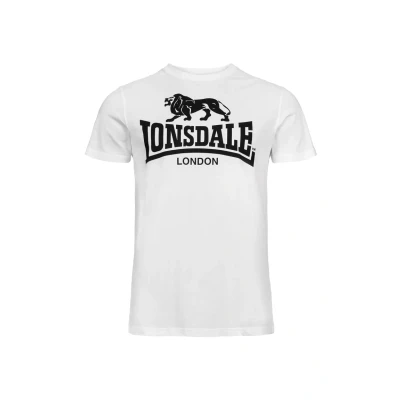 Afbeelding van Lonsdale Normale Passform LOGO Tshirt print, Heren, Maat: XL, White