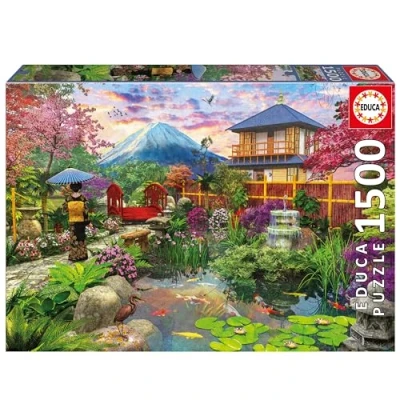 Afbeelding van Puzzel Educa Tuin Japans 1500 Onderdelen