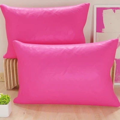 Afbeelding van PETTI Artigiani Italiani 1 paar kussenslopen 60 x 40 cm, microvezel, bekleding, bank, 2 kussenslopen, effen, fuchsia, 100% Made in Italy