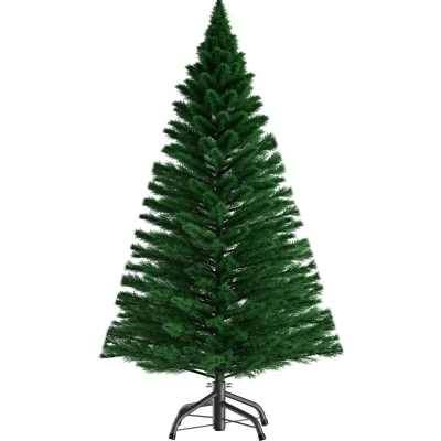 Afbeelding van Casaria Kerstboom PE Metalen Voet 180 cm Groen