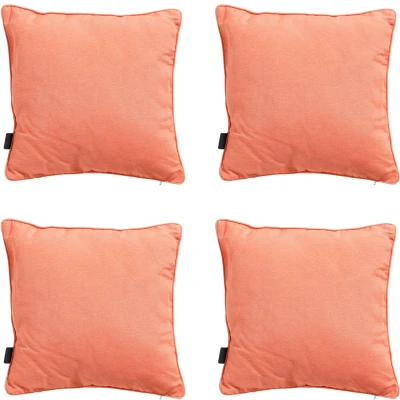 Afbeelding van Madison Sierkussen 60x60 piping Panama flame orange 4 stuks