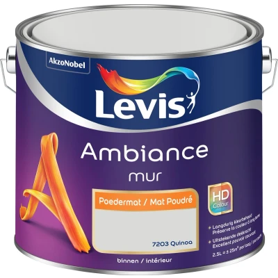 Afbeelding van Levis muurverf Ambiance krijteffect 2.5l quinoa