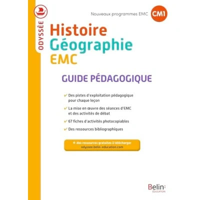 Afbeelding van ODYSSEE GUIDE PEDAGOGIQUE CM1