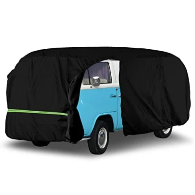 Afbeelding van Volledige autohoes Vervanging voor VW Type 2 T1 T2 T3 1950 1992, 300D Weer en UV bestendig Auto Buitenhoes Bus Westfalia Camper