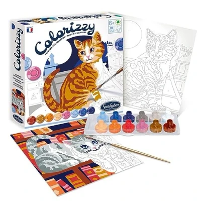Image de Peinture par numéros SentoSphère Colorizzy Chats
