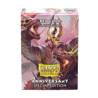 Afbeelding van Arcane Tinmen ApS ART15065 Dragon Shield Matte Dual rood/goud