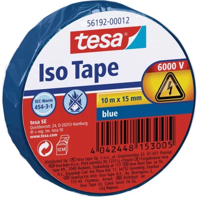 Afbeelding van Tesa 56192 00012 22 Isolatietape Blauw (l x b) 10 m 15 mm 1 stuk(s)