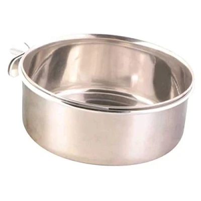 Afbeelding van Trixie Voerbak Met Schroefbevestiging Rvs 300 ML 9 CM (405233)