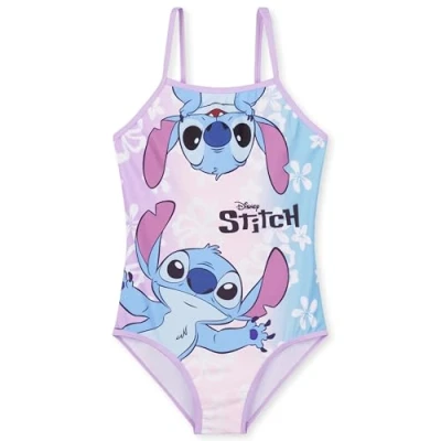 Afbeelding van Disney Stitch Meisjesbadpak met verstelbare spaghettibandjes, Meerkleurig