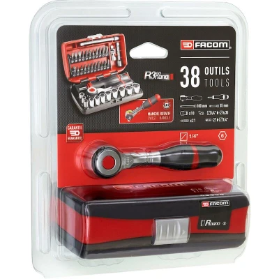 Image de FACOM R.360NANO U112 boîtier avec douilles 1/4 nano en pouces