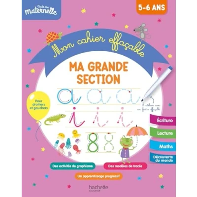 Afbeelding van MON CAHIER EFFACABLE MA GRANDE SECTION 5 6 ANS