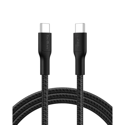 Image de Belkin BOOST CHARGE câble USB 24 pin C (M) pour 2 m tressé, Alimentation (240 W) noir
