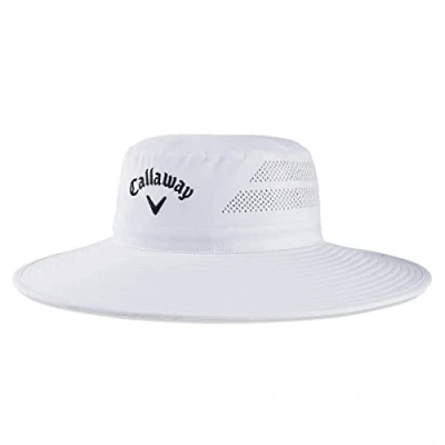 Afbeelding van Callaway Geventileerde zomerzonnehoed met golflogo voor heren, uv bescherming 50+