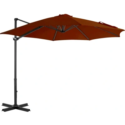 Afbeelding van Zweefparasol met aluminium paal 250x250 cm groen