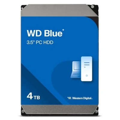 Image de WD Blue WD40EZAX Disque dur 4 To interne 3.5&quot; SATA 6Gb/s 5400 tours/min mémoire tampon : 256 Mo