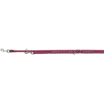Afbeelding van Trixie Hondenriem Cavo Verstelbaar Fuchsia / Grijs 200X1,8 CM (395924)