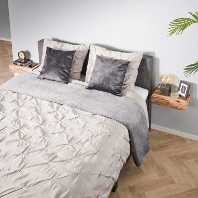 Afbeelding van Hardy nachtkastje zwevend acacia hout L set van 2