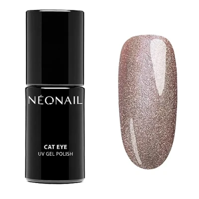 Afbeelding van NEONAIL semi permanente nagellak, 7,2 ml, roze, satijn, Flash Cat Eye permanent, voor gelnagels, manicure, nail art, glitter